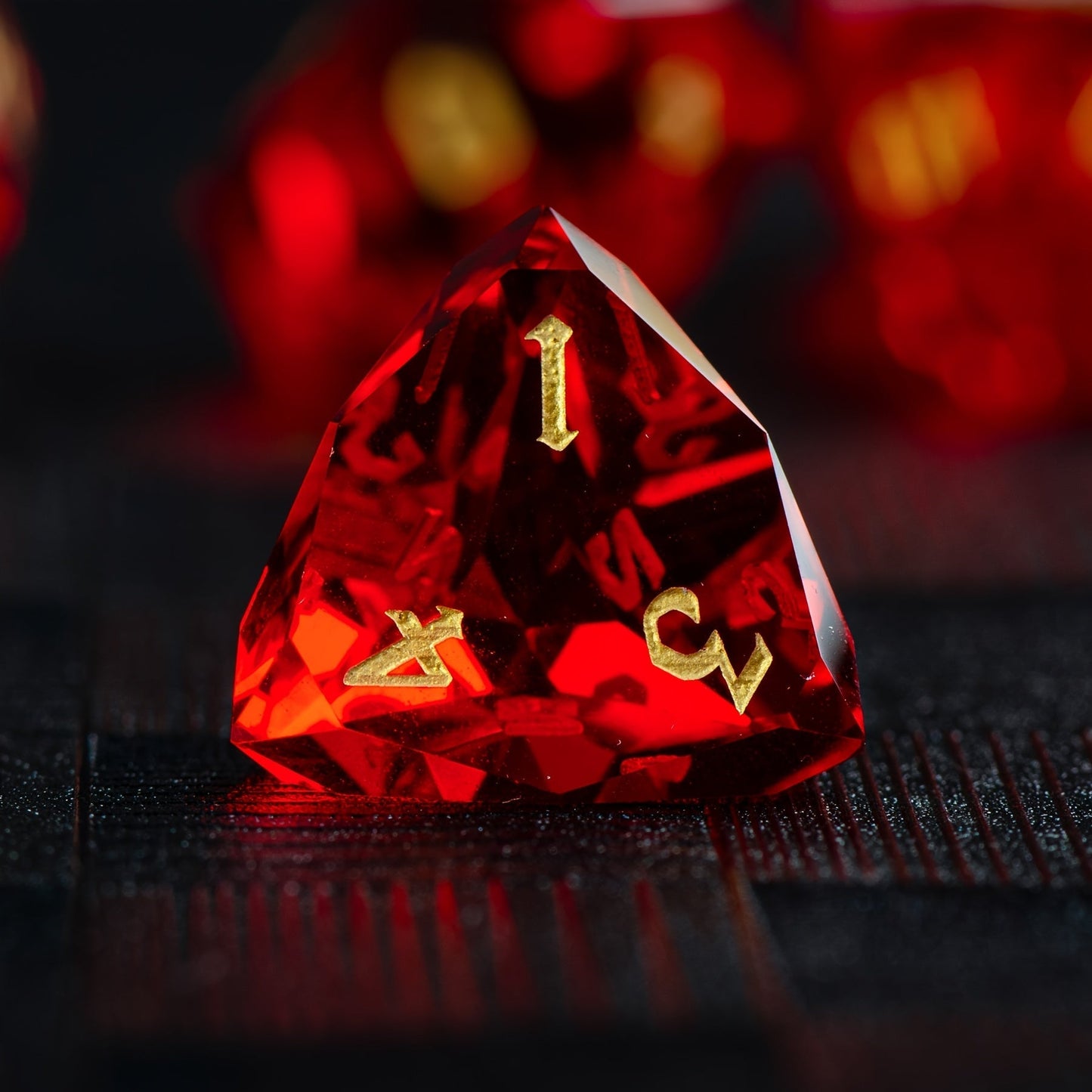Dés en Verre : Cœur de Dragon