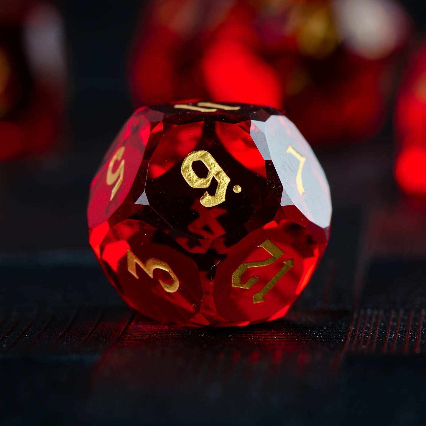 Dés en Verre : Cœur de Dragon