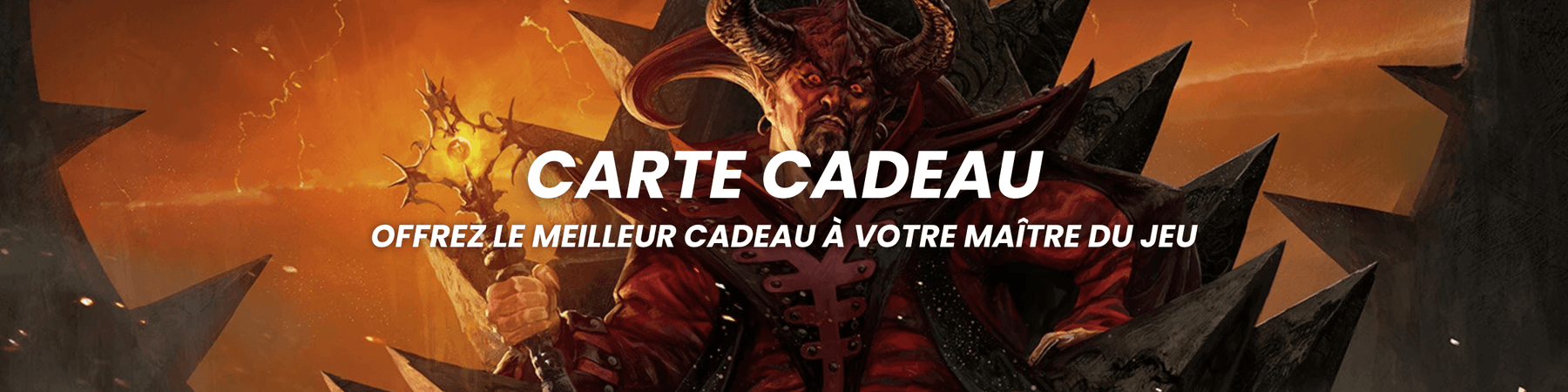 Carte Cadeau - Donjon de la Guilde