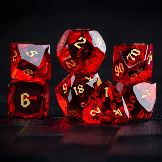 Des en Verre : Coeur de Dragon accessoires jdr