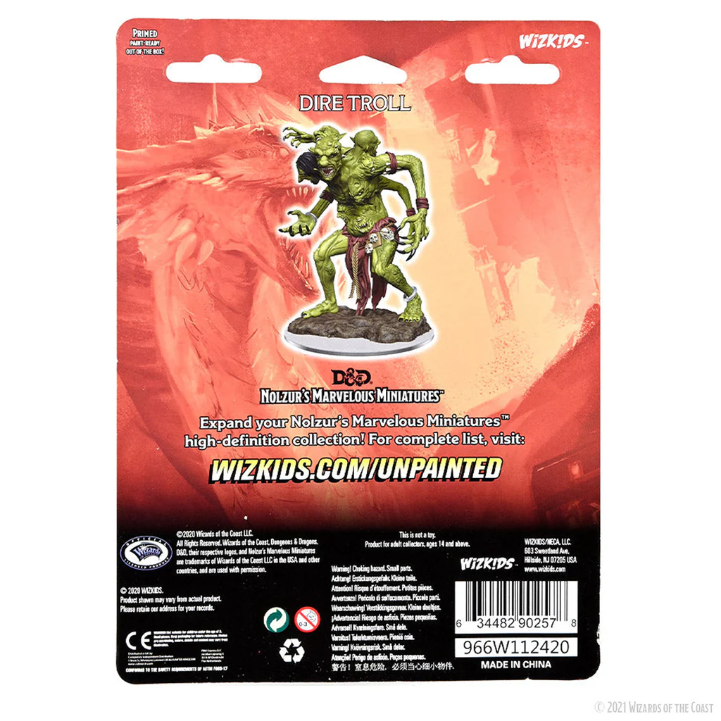 D&D Nolzur's Marvelous Miniatures: Dire Troll Default Title