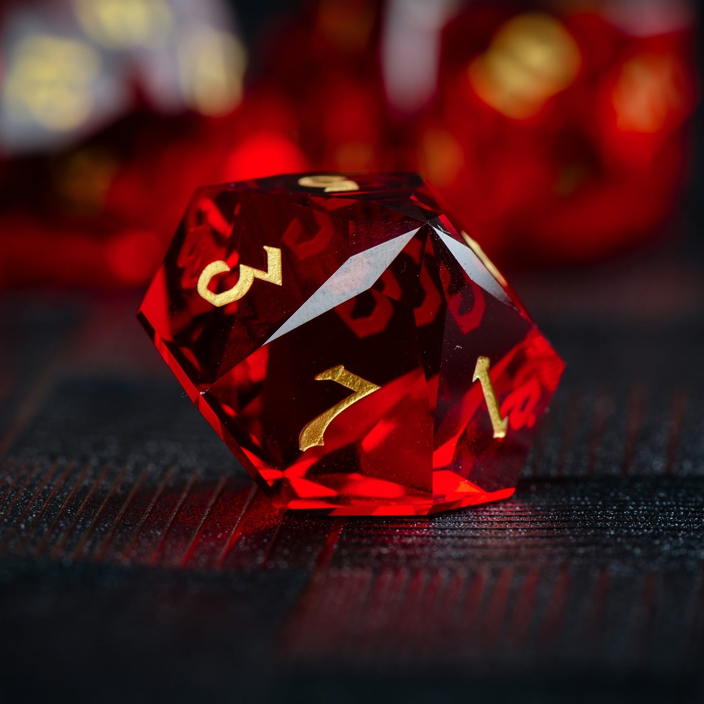 Dés en Verre : Cœur de Dragon
