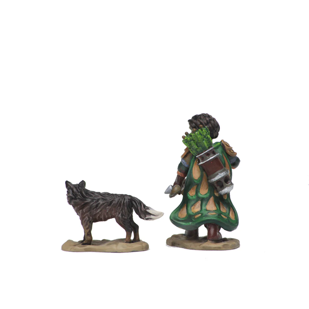 WizKids Wardlings RPG Figures: Boy Ranger & Wolf Default Title