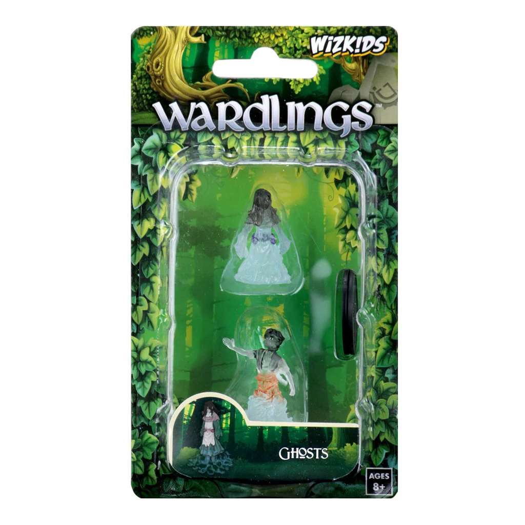 2 Figurines de Fantôme Garçon et Fille (Wardlings)