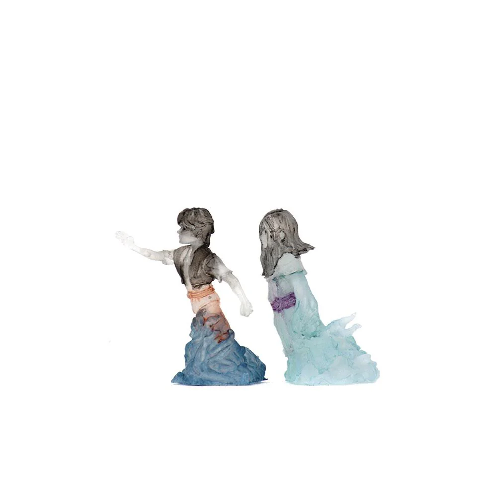 2 Figurines de Fantôme Garçon et Fille (Wardlings)