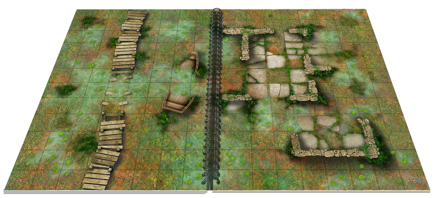 Livre plateau de jeu : Big Book of Battle Mats VOL. 3 (A4)