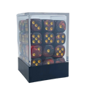 Lot de 36 Dés à Six Faces (D6) - 12mm avec Boîte de Rangement - Le Donjon de la Guilde