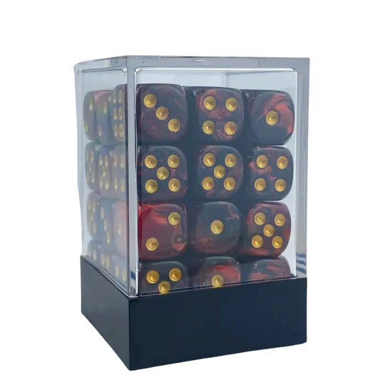 Lot de 36 Dés à Six Faces (D6) - 12mm avec Boîte de Rangement