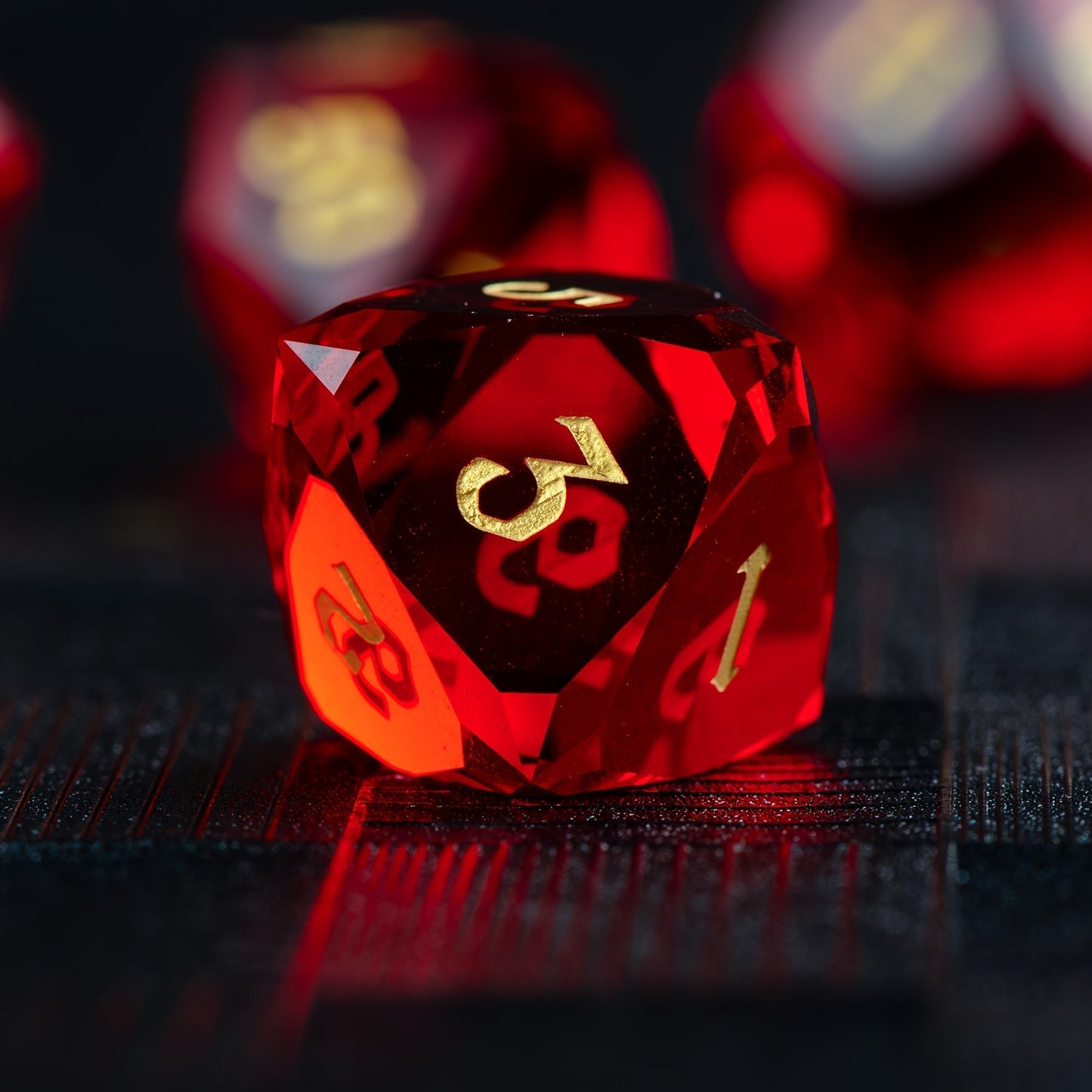 Dés en Verre : Cœur de Dragon