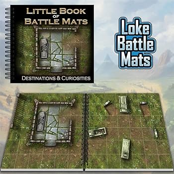 Petit livre de Battle Mats : Destinations et curiosités