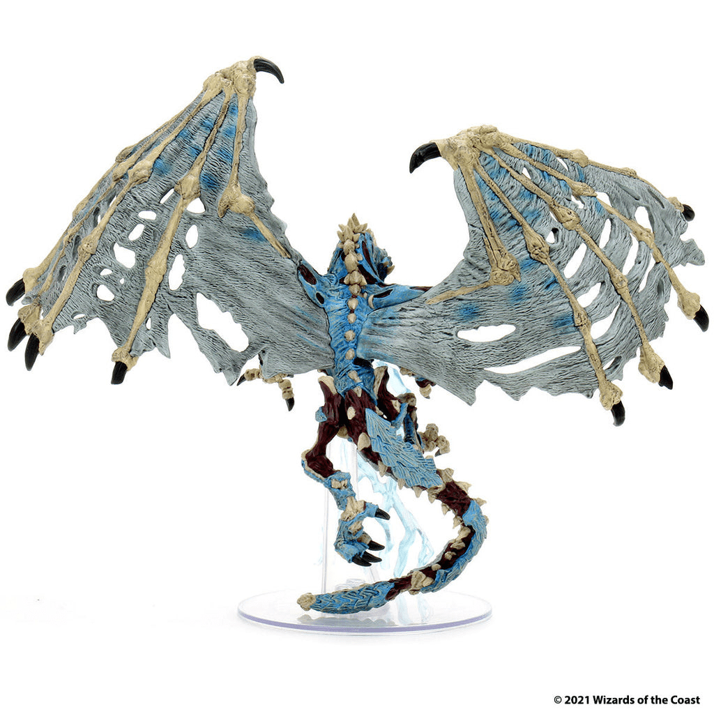 D&D Icons of the Realms Premium Figures - Dragon Bleu Adulte Dracoliche - Le Donjon de la Guilde