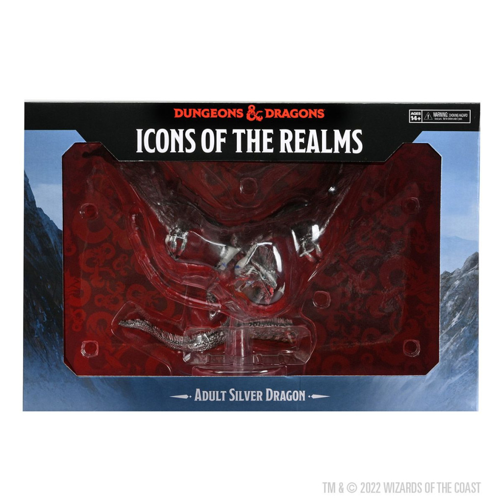 D&D Icons of the Realms: Adult Silver Dragon Default Title 