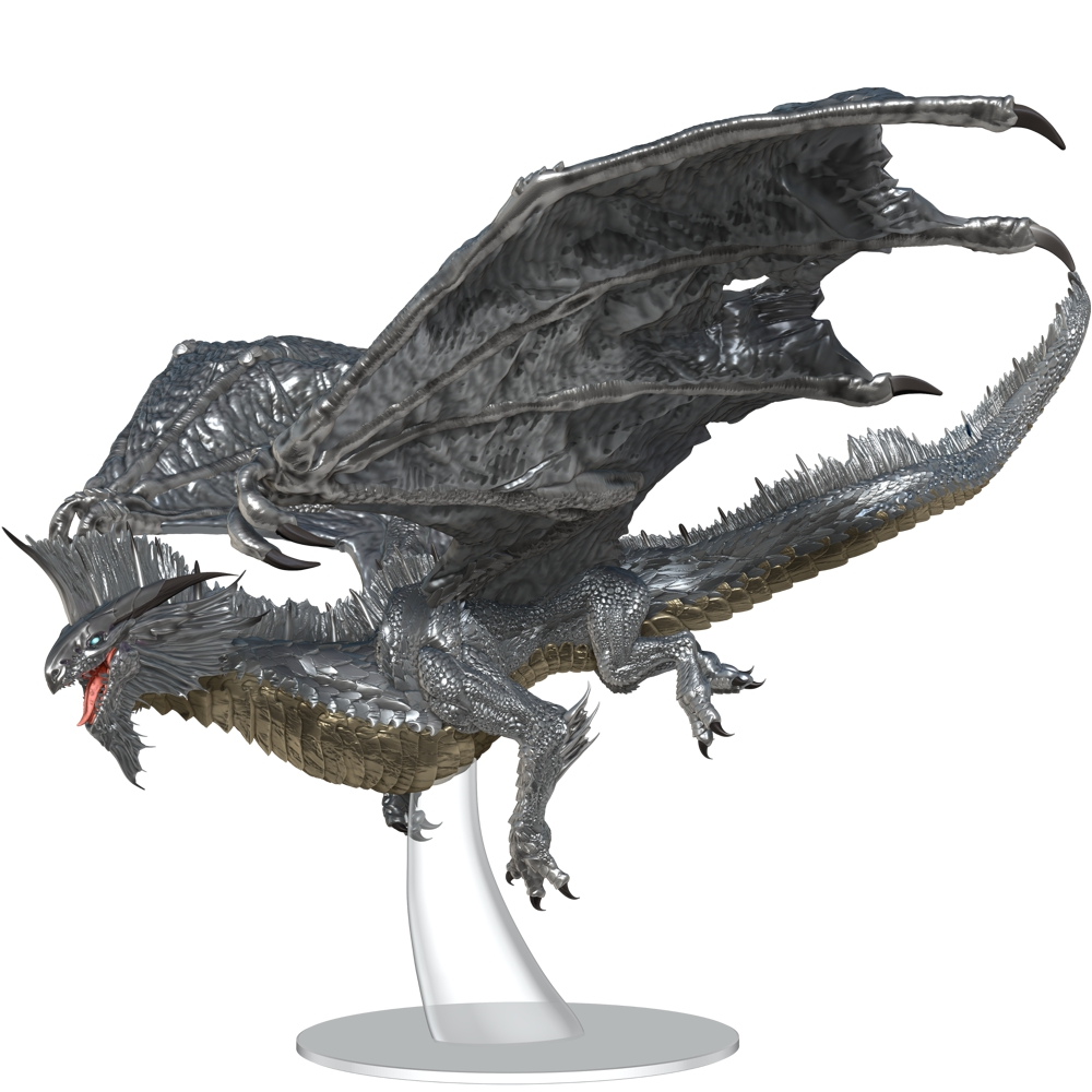 D&D Icons of the Realms: Adult Silver Dragon Default Title 