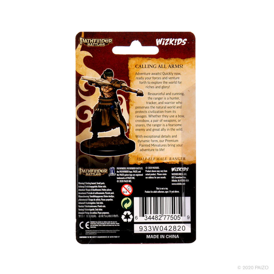 Pathfinder Battles: Premium Painted Figure - Half-Elf Ranger Male Default Title 