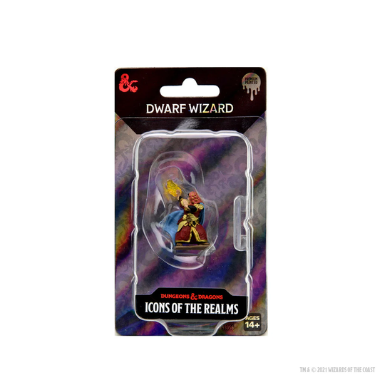 D&D Icons of the Realms Premium Figures: Female Dwarf Wizard Default Title 