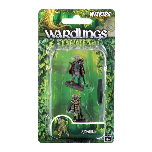 WizKids Wardlings Painted RPG Figures: Zombie (Male) & Zombie (Female) Default Title 