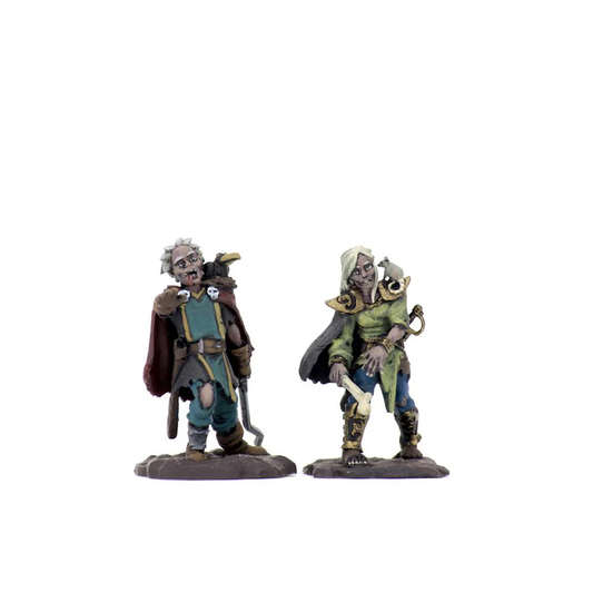 WizKids Wardlings Painted RPG Figures: Zombie (Male) & Zombie (Female) Default Title 