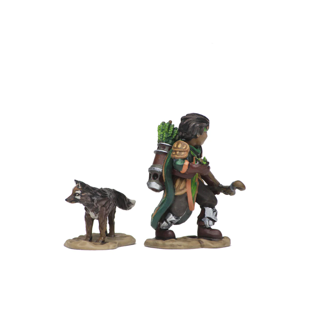 WizKids Wardlings RPG Figures: Boy Ranger & Wolf Default Title 
