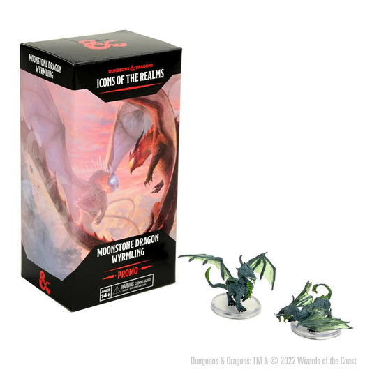 D&D Icons of the Realms: Fizban's Treasury of Dragons Moonstone Wyrmling Promo Default Title 