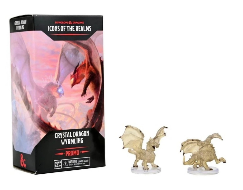 D&D Icons of the Realms: Fizban's Treasury of Dragons Crystal Wyrmling Promo Default Title 