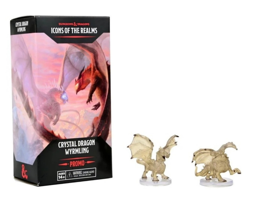 D&D Icons of the Realms: Fizban's Treasury of Dragons Crystal Wyrmling Promo Default Title 