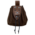 Medieval "Adventurer" Suede Purse with Belt Loop