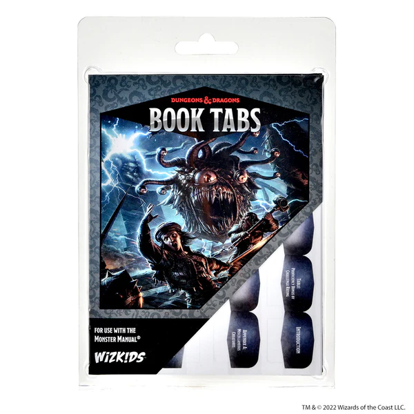 Marque Pages pour Manuel D&D 5ème édition - D&D Book Tabs (Anglais)