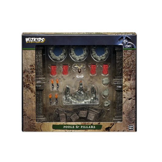 WizKids Miniatures : Terrain Fantastique : Bassins Peints (Fantasy Terrain: Painted Pools)