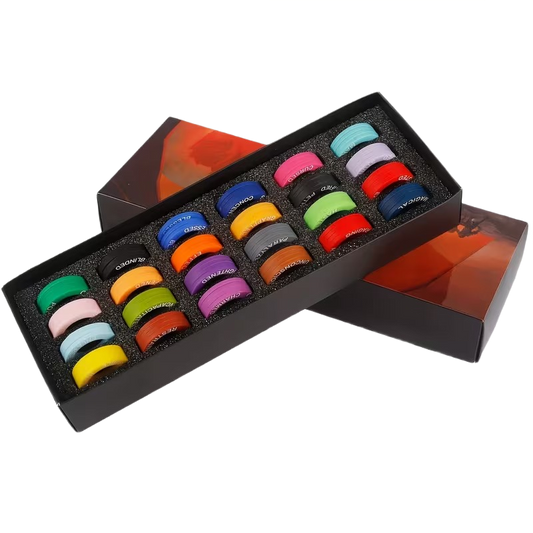 96 Anneaux Marqueurs de Statut RPG - 24 Effets pour D&D avec Boîte de Rangement