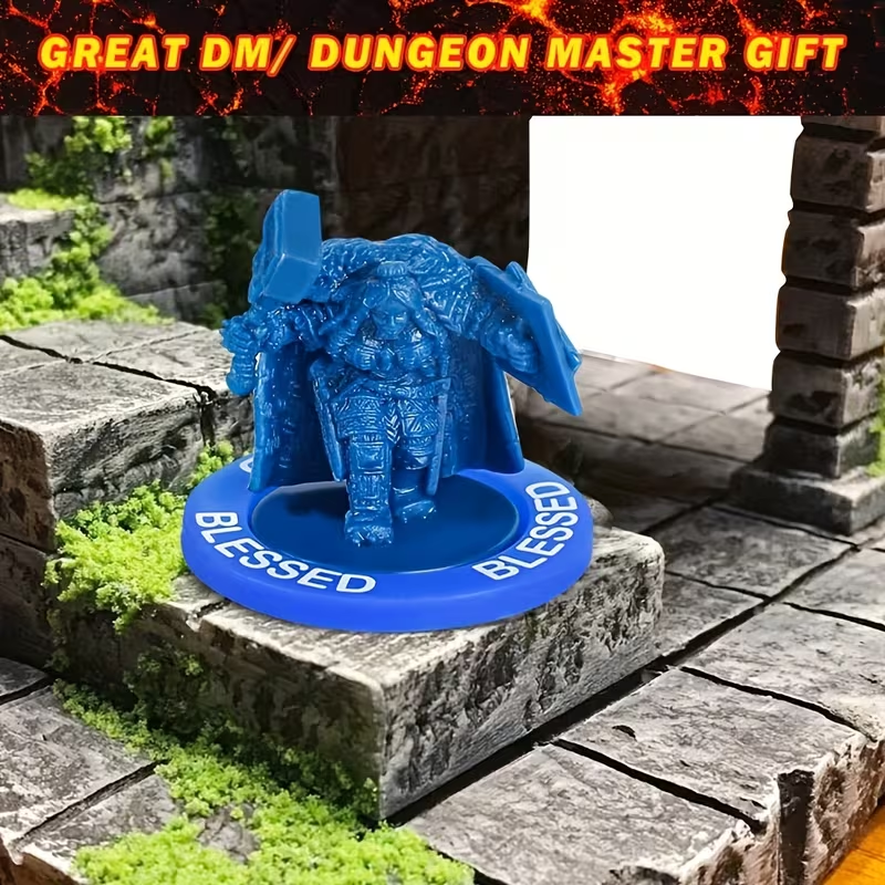 96 Anneaux Marqueurs de Statut RPG - 24 Effets pour D&D avec Boîte de Rangement