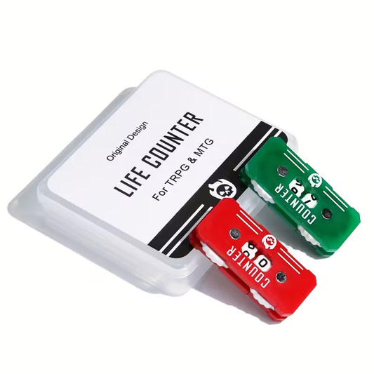 Set de 2 Compteurs de Vie en Acrylique 00-99 - Pour MTG, D&D et Jeux de Cartes