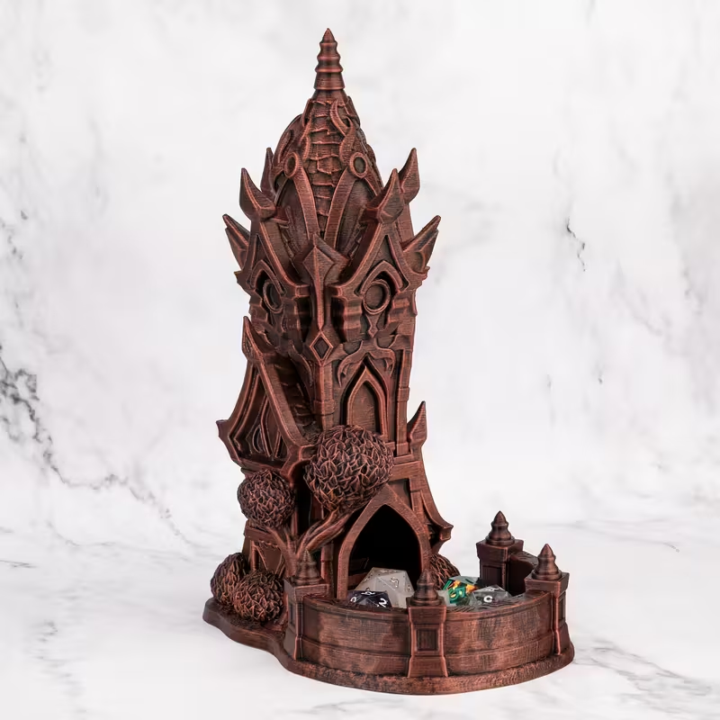 Tour à Dés Elderglen Twilight - Accessoire D&D Premium pour Maître du Jeu