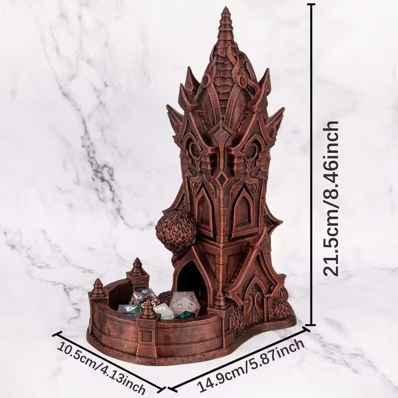 Tour à Dés Elderglen Twilight - Accessoire D&D Premium pour Maître du Jeu