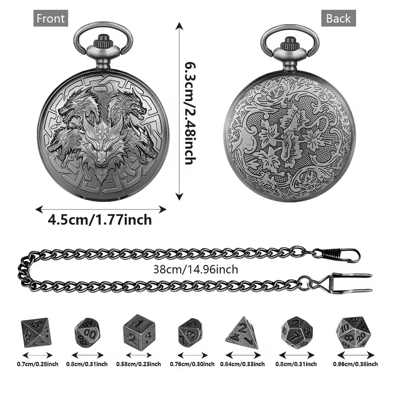 Pendentif Tiamat Mini Dés - Accessoire D&D