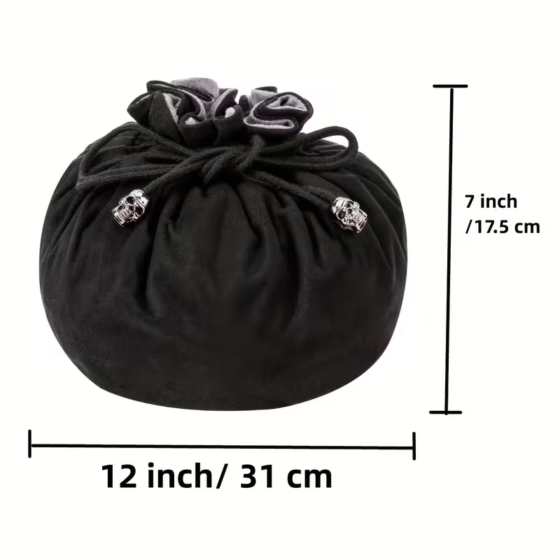 Grand Sac à Cordon avec Poches pour Dés - Rangement XXL pour Dés