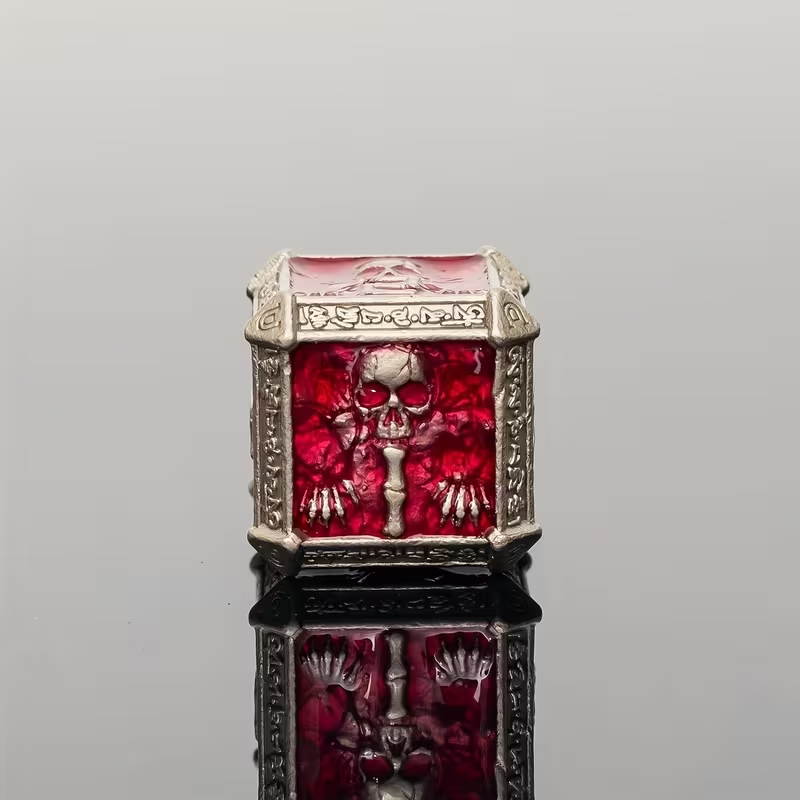 RPG Dice Set - Eye of the Emerald Dragon