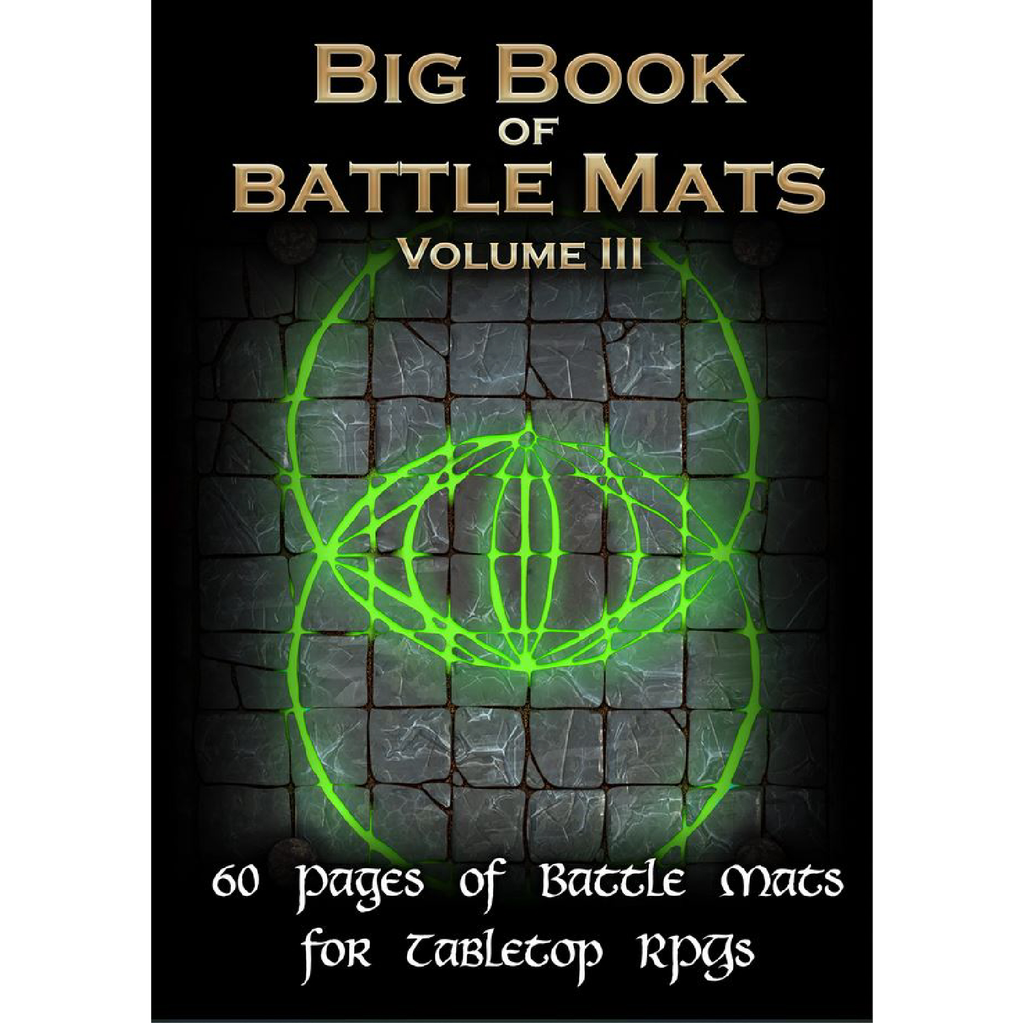 Livre plateau de jeu : Big Book of Battle Mats VOL. 3 (A4) - Le Donjon de la Guilde