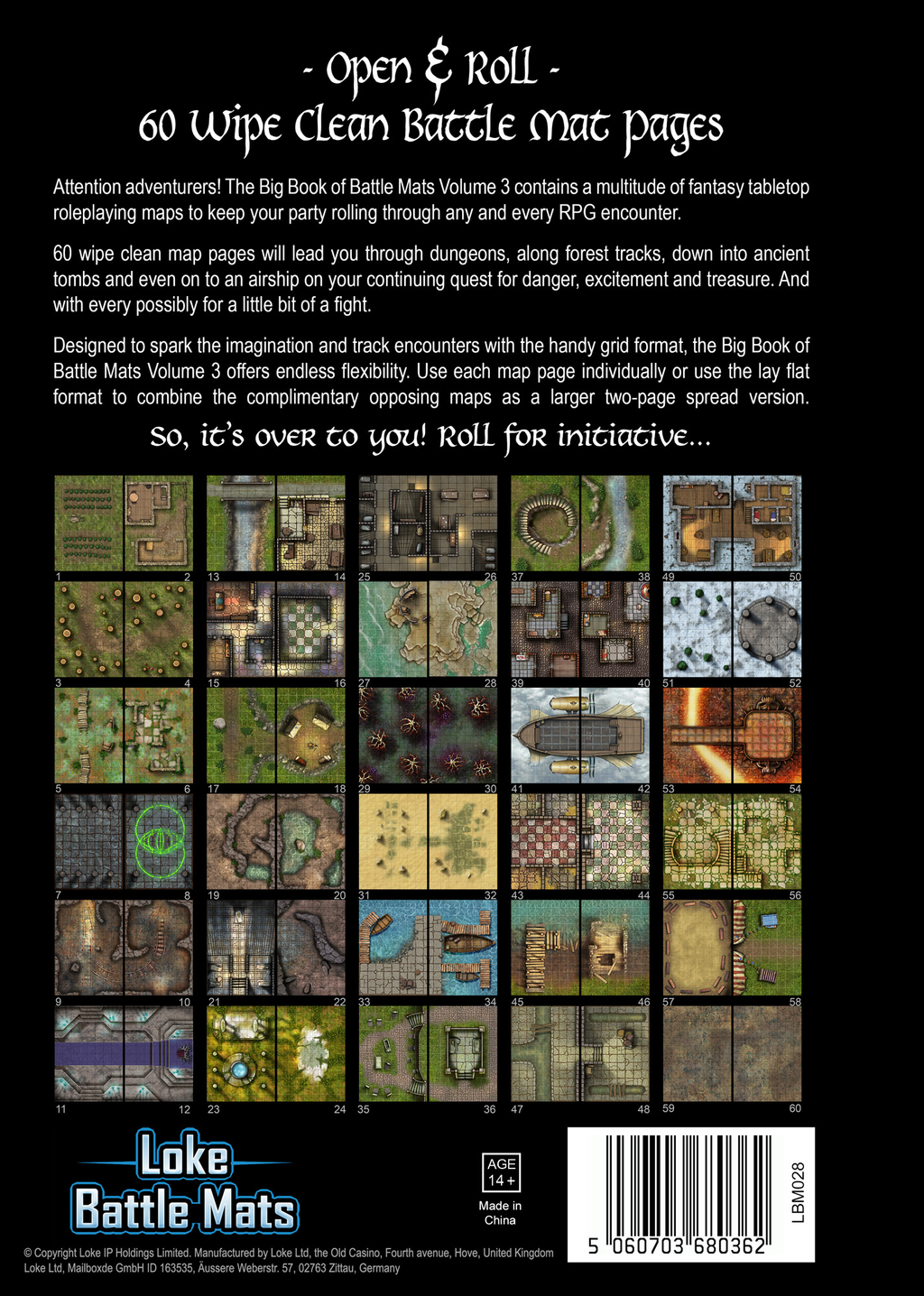 Livre plateau de jeu : Big Book of Battle Mats VOL. 3 (A4) - Le Donjon de la Guilde