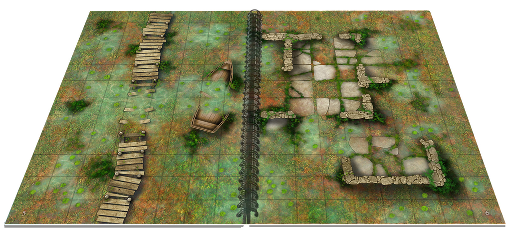Livre plateau de jeu : Big Book of Battle Mats VOL. 3 (A4) - Le Donjon de la Guilde
