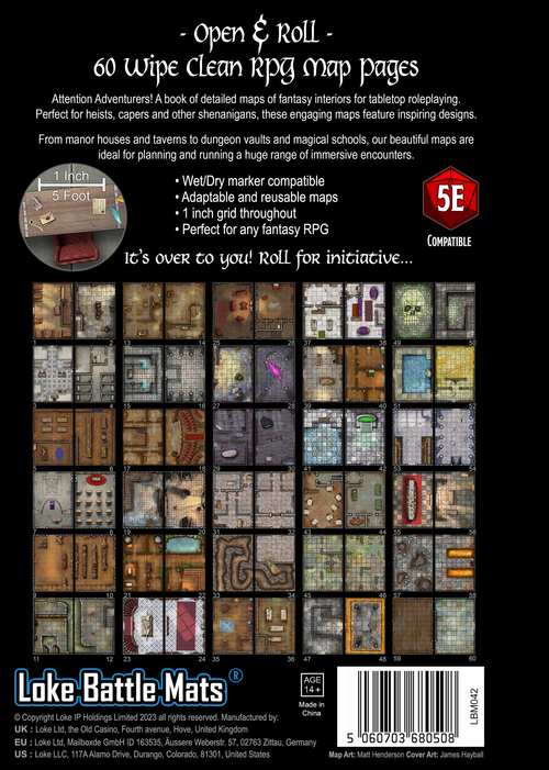 Big Book of Battle Mats : Rooms, Vaults and Chambers - Le Donjon de la Guilde