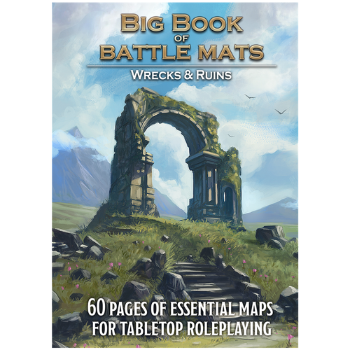 Big Book of Battle Mats : Wilds, Wrecks & Ruins - Le Donjon de la Guilde