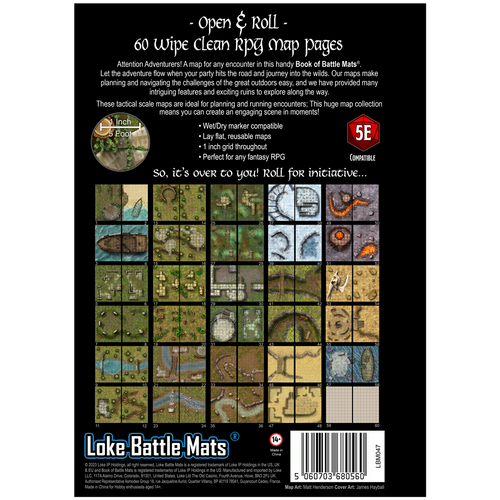 Big Book of Battle Mats : Wilds, Wrecks & Ruins - Le Donjon de la Guilde
