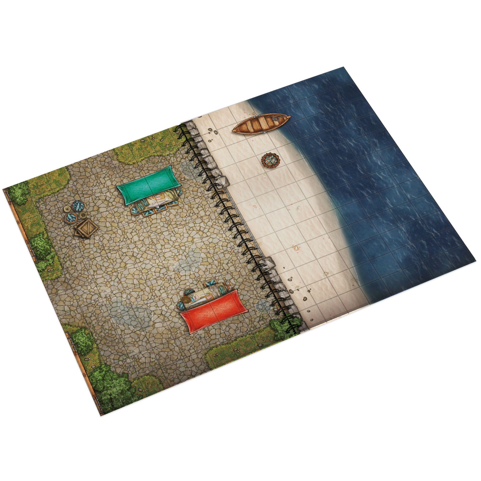 Livre Plateau de Jeu : Heroic Fantasy Edition (A4) - Le Donjon de la Guilde