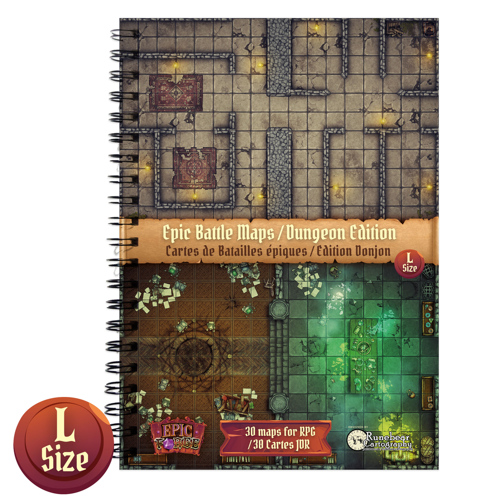 Livre Plateau de Jeu : Donjons (A4) - Le Donjon de la Guilde