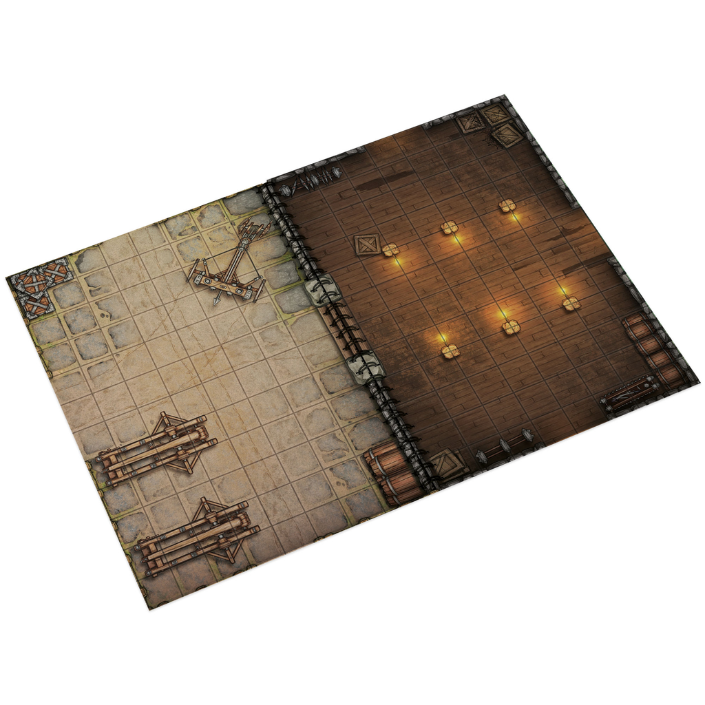 Livre Plateau de Jeu : Donjons (A4) - Le Donjon de la Guilde