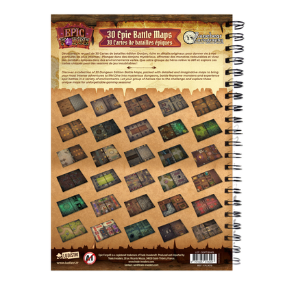 Livre Plateau de Jeu : Donjons (A4)