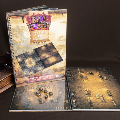 Livre Plateau de Jeu : Donjons (A3)