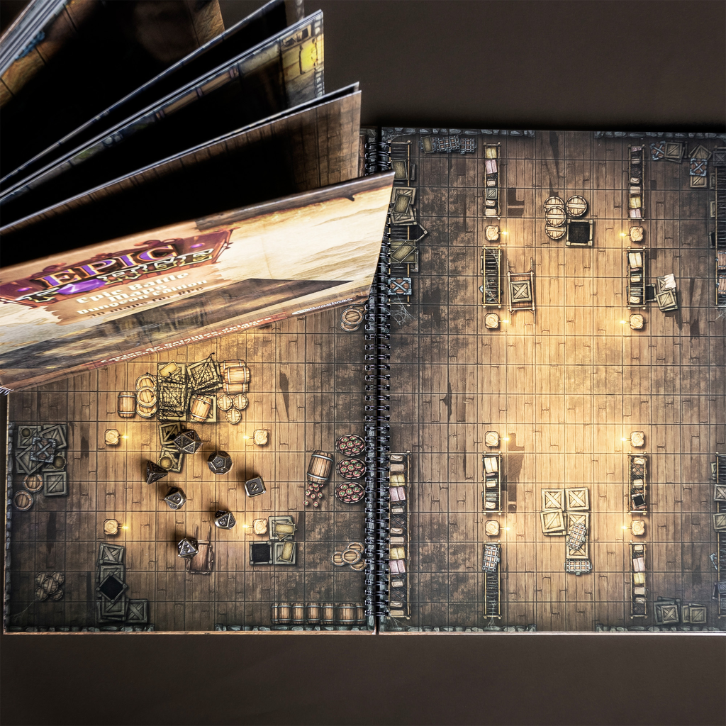 Livre Plateau de Jeu : Donjons (A3) - Le Donjon de la Guilde