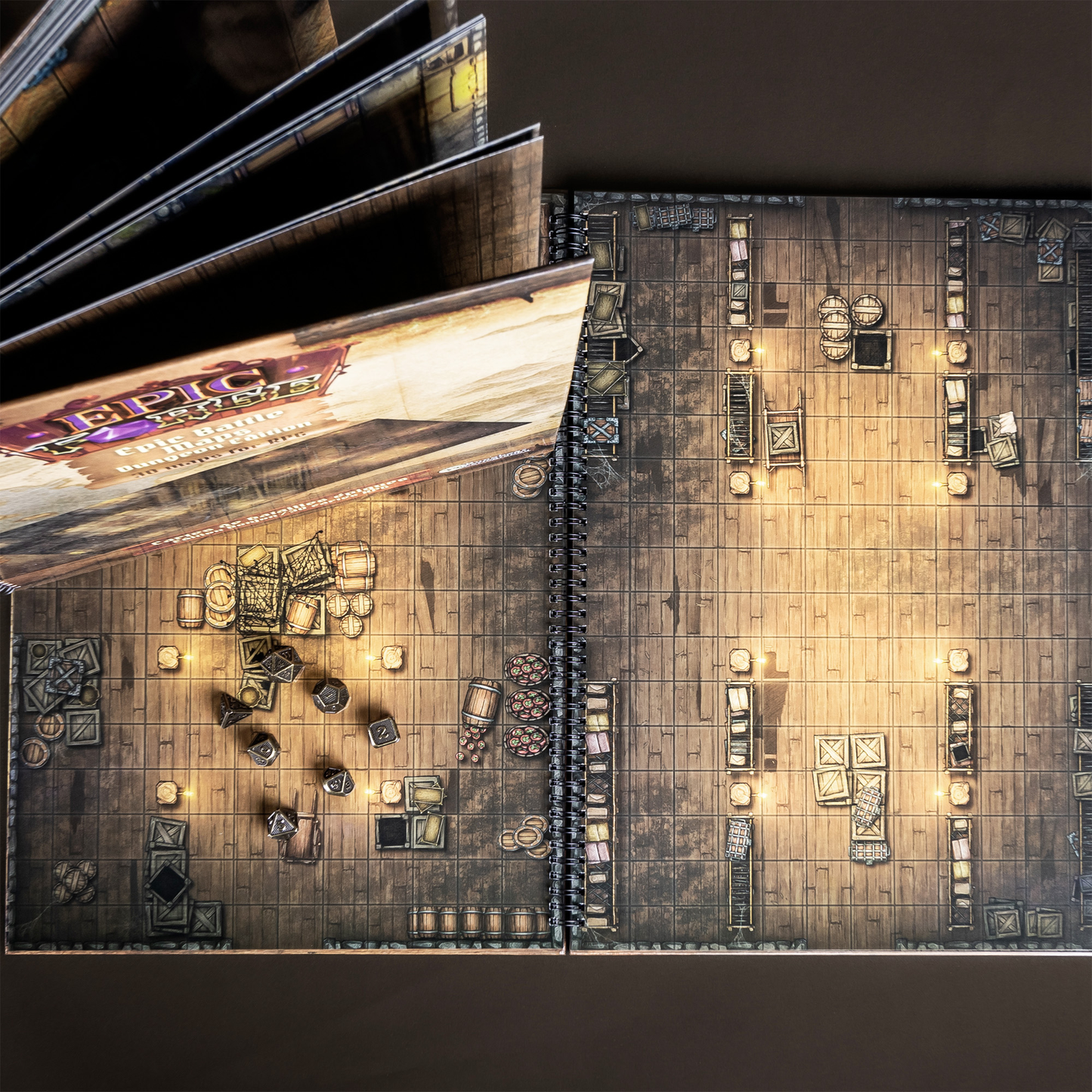 Livre Plateau de Jeu : Donjons (A3)