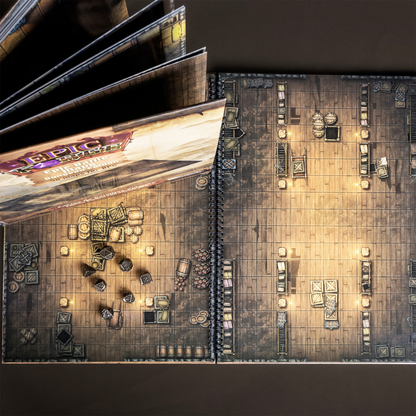 Livre Plateau de Jeu : Donjons (A3)